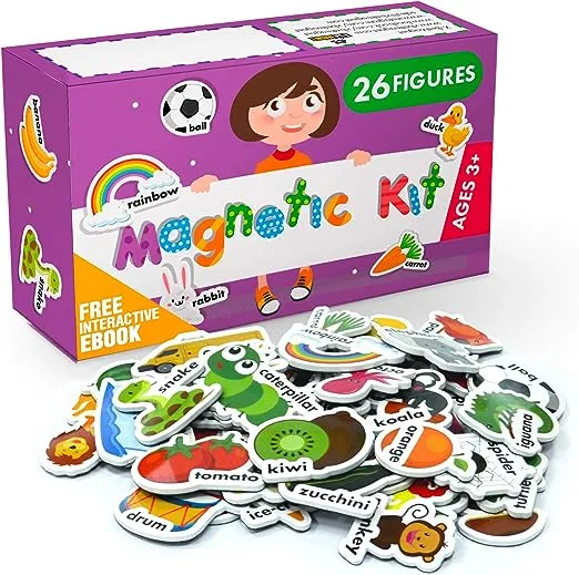 Magnetic Letters For Toddlers and Kids ABC Alphabet Magnets For Refrigerator