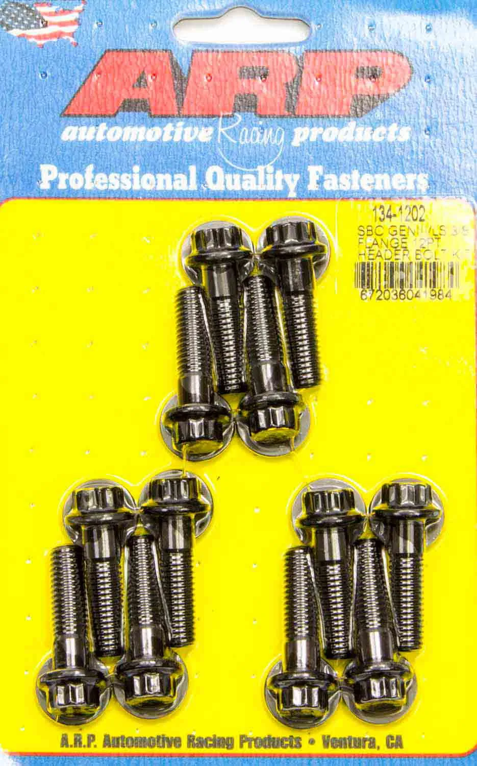 ARP 134-1202 - Sbc/geniii LS 3/8 Flange 12pt Header Bolt Kit