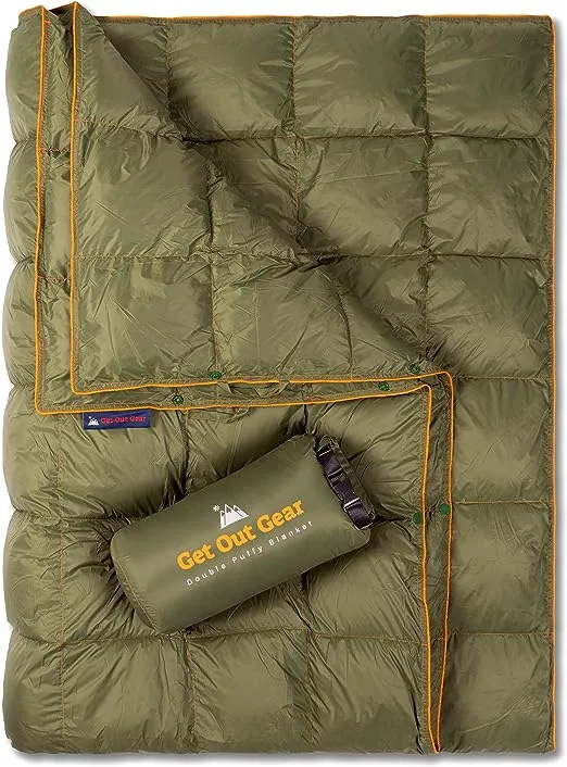 Get Out Gear Mega Puffy Down Camping Blanket