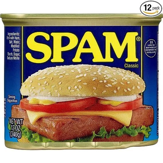 Spam Classic, 12 Ounce Can (Pack of 12)