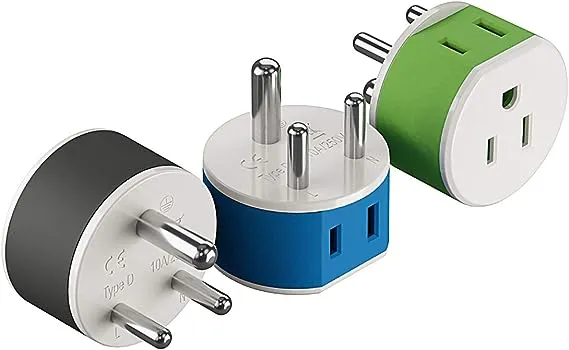 Japan, Philippines Power Plug Adapter by OREI with 2 USA Inputs - Travel 3... 