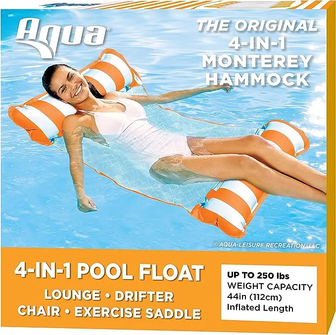 Aqua Leisure 4-in-1 Monterey Hammock Pool Float