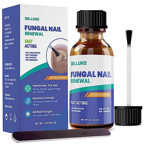 Extra Strength Toenail Fungus Treatment For Toenail Or Fingernail, Nail Repair Solution, Nail Renewal Liquid For Damaged & Discoloration Nail(1oz)