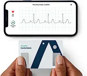 KardiaMobile Card Wallet-Sized Personal EKG Device - Record Single-Lead EKGs On The Go and Detect Irregular Heartbeats - by AliveCor