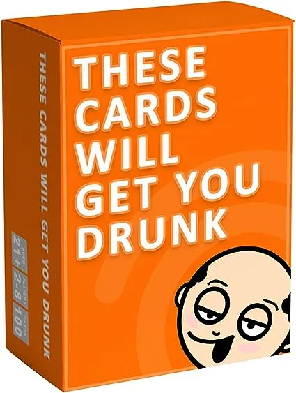 ASM Holdings LLC These Cards Will Get You Drunk Fun Adult Drinking Game for Parties