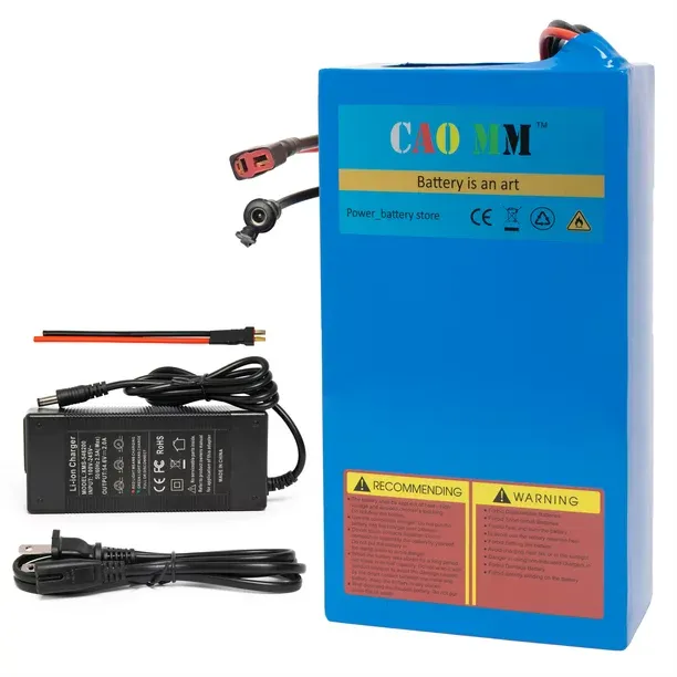 48v Battery, 10Ah/ 14AH/ 20AH Ebike Battery for 200-1200W Electric Bike Bicycle, Scooter and Other Motor