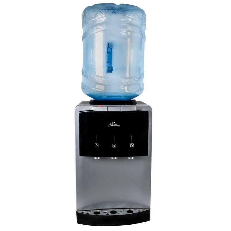 Royal Sovereign Tri-Temperature Countertop Water Dispenser SilverBlack RWD-300B