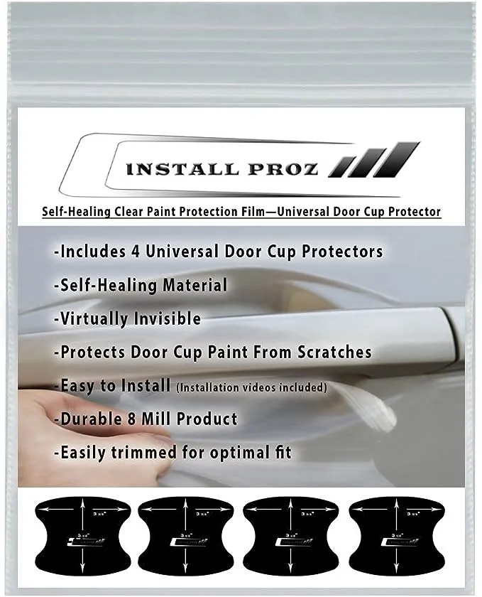 Self-Healing Clear Paint Protection Film (6 Door Cup Protectors)