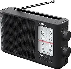 Sony ICF-506 Portable Analog FM/AM Radio