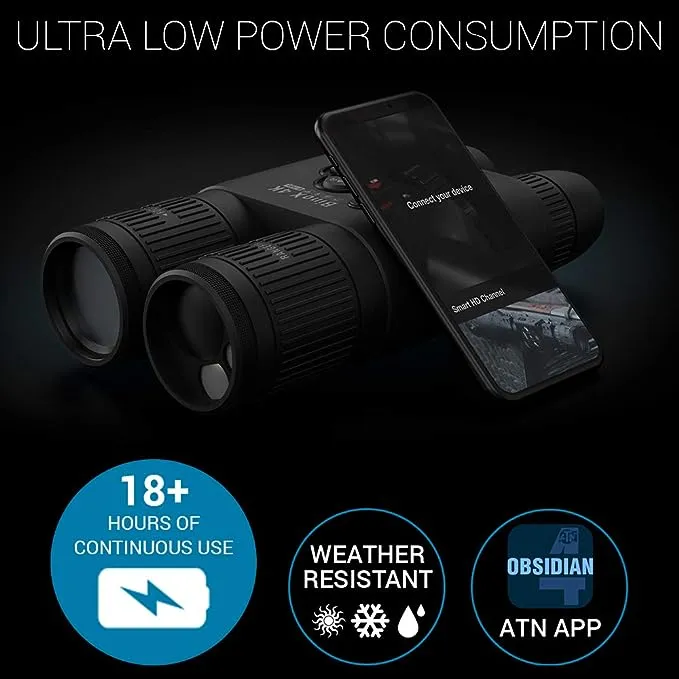 ATN Binox 4K 4-16x Smart Day/Night Binoculars