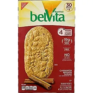 belVita Breakfast Biscuits, Cinnamon Brown Sugar, Crunchy