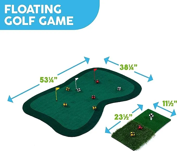 MD Sports Big Sky Golf Training Games Multiple Styless, Putting Pong & Floating Chipping Green, Perfect for Golf Game Practice