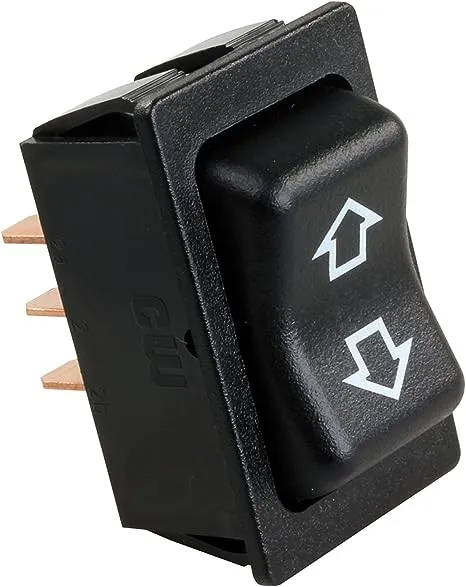 JR Products 12395 Black 4-Pin Slide-Out Switch