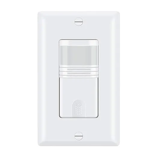 3Way Motion Sensor Light Switch, PIR in Wall Sensor Switch, Occupancy Sensor Swi