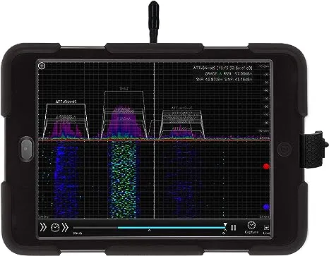 Oscium WiPry 2500x: Wi-Fi Spectrum Analyzer, 2.4 & 5 GHz, Universal Platform Support (Including iOS, Android, PC, Mac), Portable, Advanced Reporting, No Software Subscription