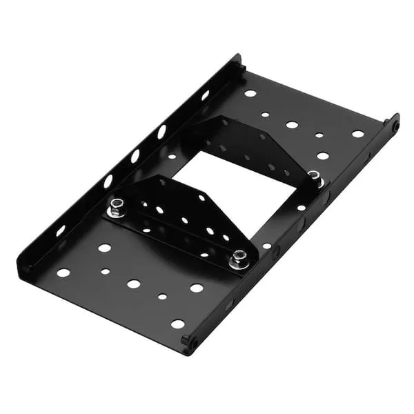 Architectural Mailboxes Galvanized Steel Black 6 in. W X 12 in. L Mailbox Mounting Plate