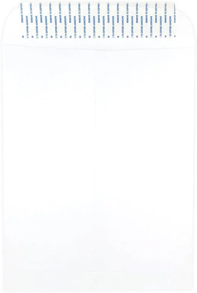 Jam Paper 10 x 13 Open End Catalog Envelopes with Peel and Seal Closure, White, 25/Pack (356828782a)