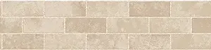 Fine Decor Cream Stone Tile Peel and Stick Border FDB50029