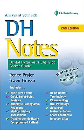 DH Notes : Dental Hygienist&#039;s Chairside Pocket Guide by Gwen Grosso and Renee...