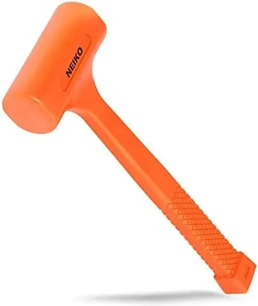 Neiko 02849A Dead Blow Hammer Neon Orange