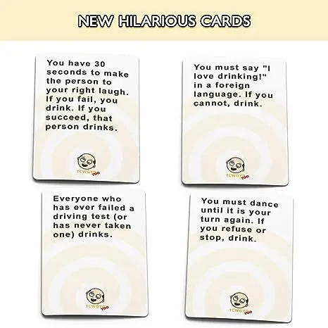 These Cards Will Get You Drunk Too Expansion - Fun Adult Drinking Game for Parties, Multicolor