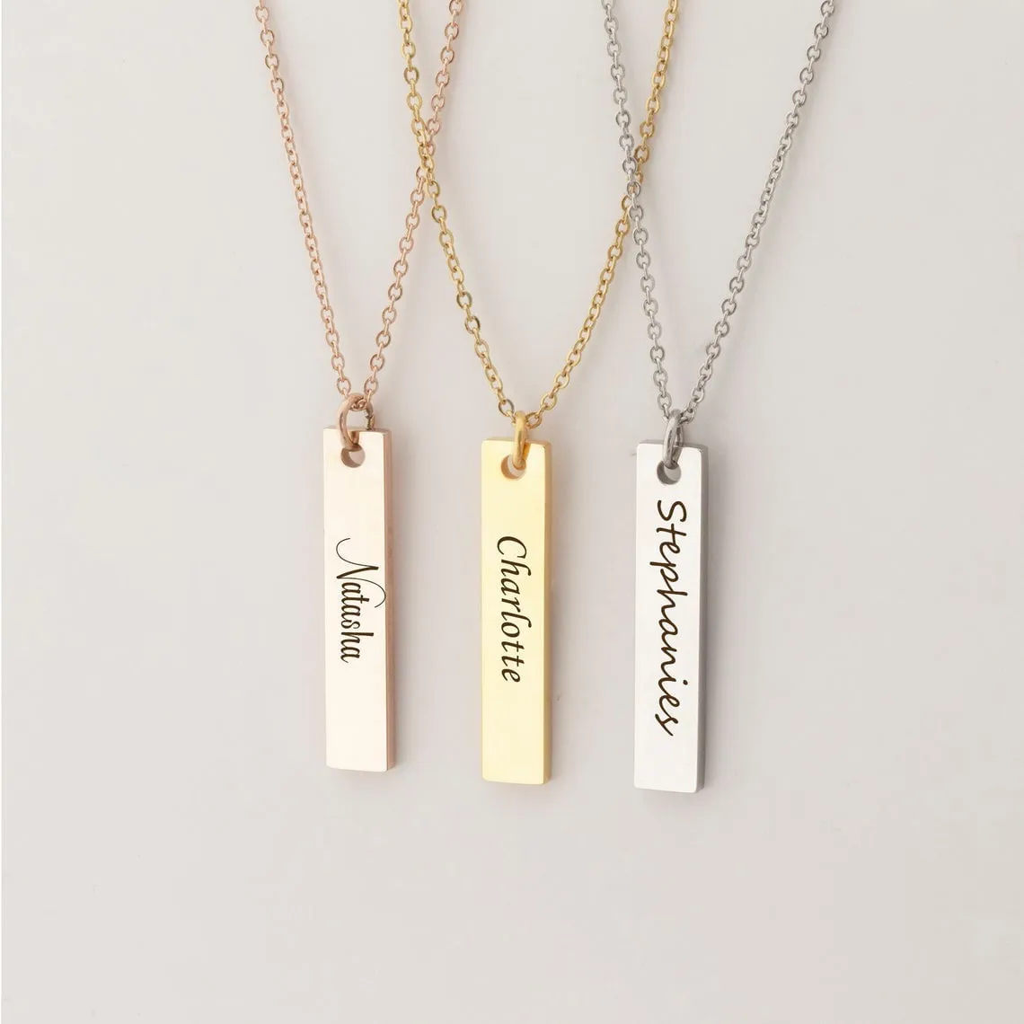 Personalized Name Necklace For Girls - Nameplate Necklace- Custom Name Jewelry Gift - Dainty Minimalist Name Necklace - Birthday Gift For Her