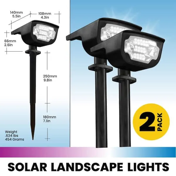 Bell and Howell Bionic Color Burst Solar Powered Lights - 2 Each