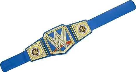 Mattel Wwe Universal Championship Role Play Title Belt with Metallic Sideplates and Adjustable Strap for Kids