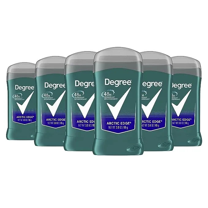 Degree Men Original Aluminum Free Deodorant for Men, 48-Hour Odor Protection, Intense Sport, 3 Ounce (Pack of 6)