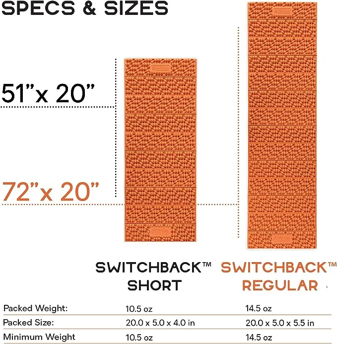 NEMO Switchback Ultralight Sleeping Pad, Short