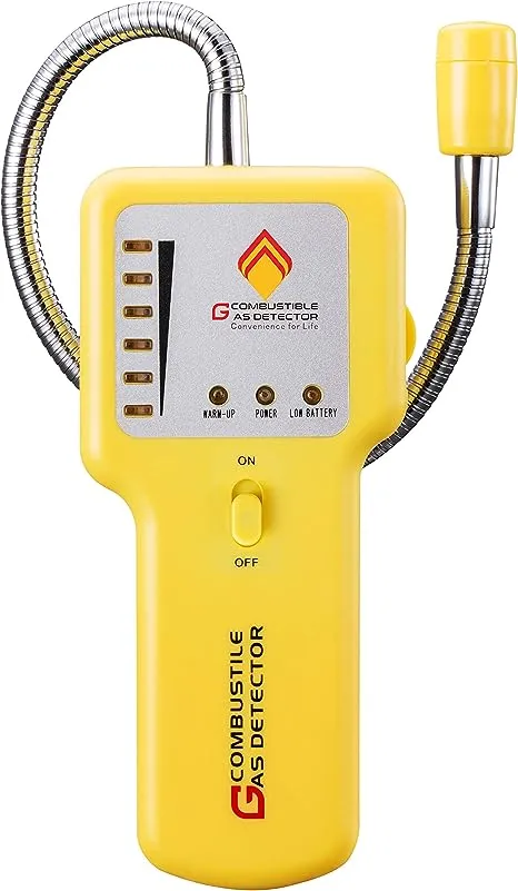 VITITE Natural Gas Detector, Propane Detector, Portable Gas Sniffer, for Locating The Source of Combustible Gas Leaks Like Fuel, Methane, LPG, Sewer Gas in Home, RV, and Gas Pipes…