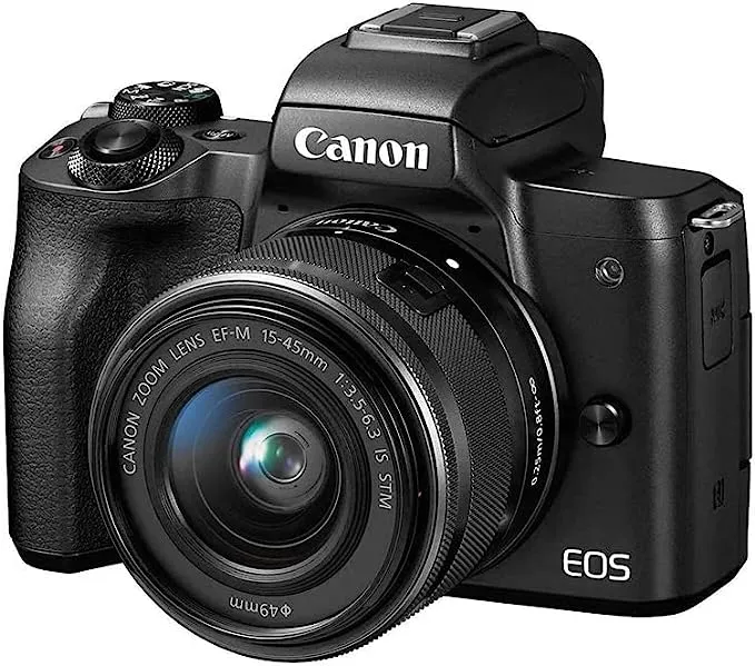 Canon EOS M50 24.1MP Mirrorless Camera with 15-45mm AND WIDE ANGLE KIT(2 LENSES)