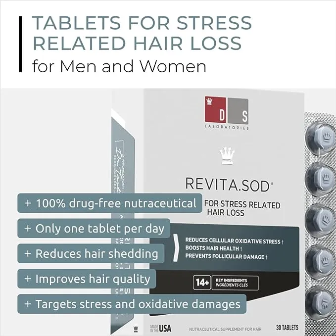 Revita.SOD Tablets For Stress Related Hair Loss