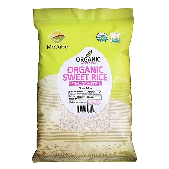 McCabe Brown Sweet Rice, 12-Pound, USDA &amp; CCOF Organic Certified