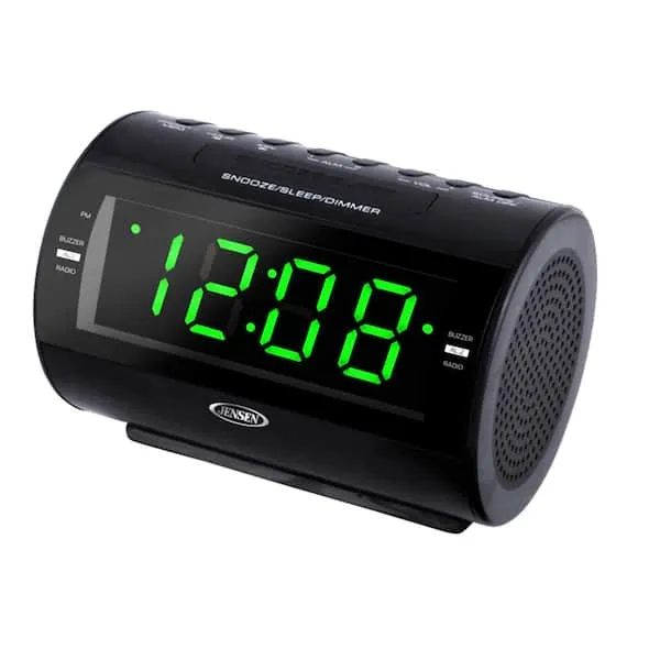 Jensen JCR-210 AM/FM Dual-Alarm Clock Radio