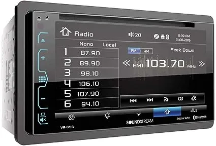 Soundstream VR-7002 7” 2-DIN DVD Multimedia w/ Android PhoneLink | Reverb