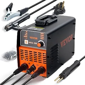 VEVOR Stick Welder, 180Amp 3 in 1 ARC/Lift Tig & Plastic Welder Machine, 110/220V Hot Stapler with Hot Start Arc Force Anti-Stick, Plastic Welding Kit Car Bumper Repair Kit