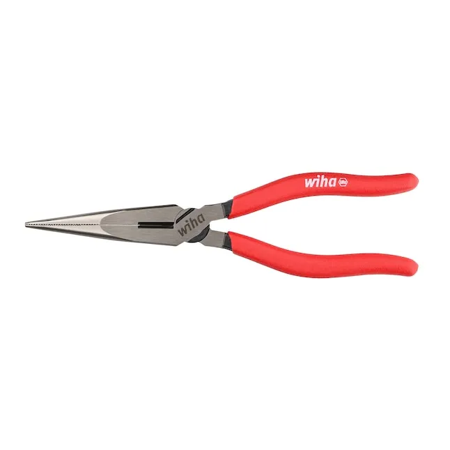 Wiha 32621 Long Nose Pliers With Cutters, 8-Inch