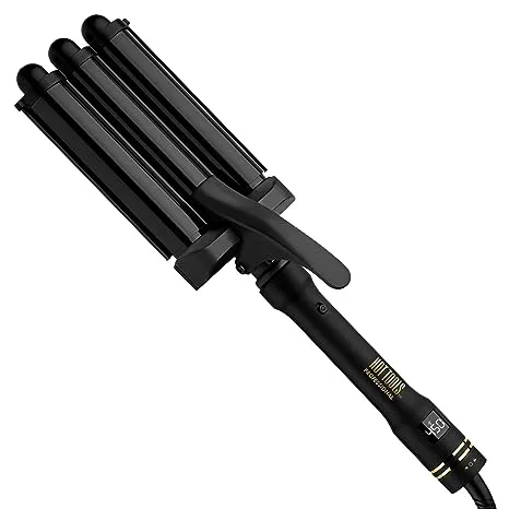 Hot Tools Pro Artist Black Gold Digital 3 Barrel Waver