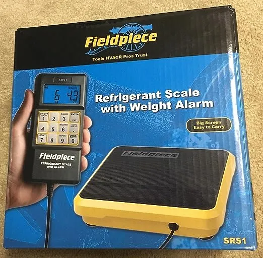 Fieldpiece SRS1 Residential, Light Commercial Refrigerant Scale