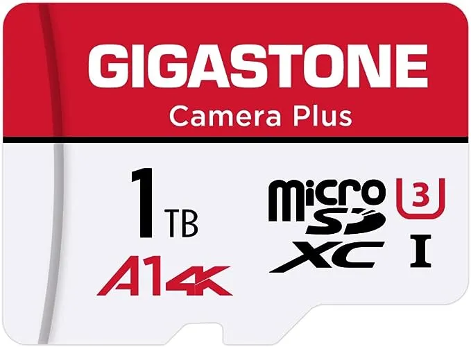 Gigastone Micro SD Card 32GB Camera Plus MicroSDHC Memory Card for Video Camera