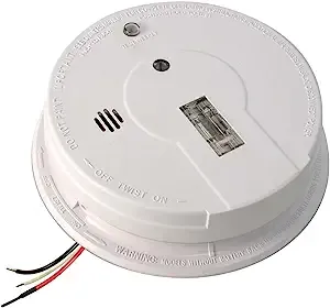 Kidde I12080 Hardwired Smoke Alarm with Exit Light and Battery Backup