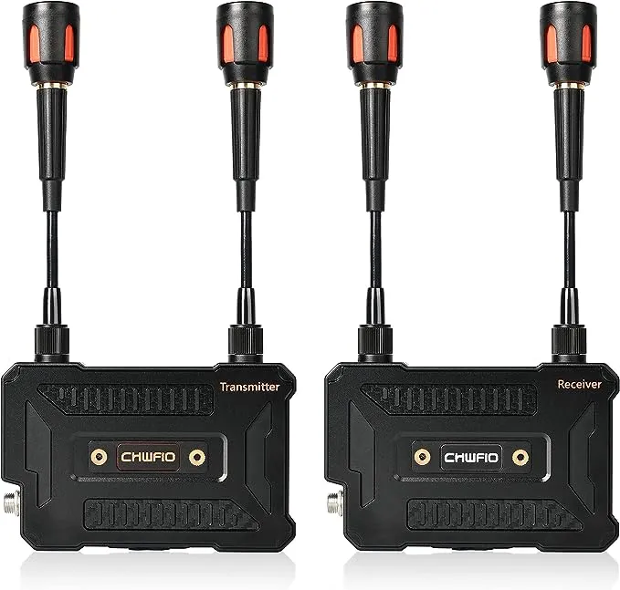 ChwFio Wireless Video Transmitter and Receiver,1110F<wbr/>T/338M Long Range,0.05S L...