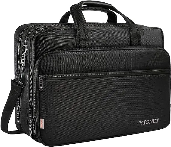 Laptop Bag, Expandable Laptop Briefcases for Men Fits 17.3 Inch Laptop Case C...