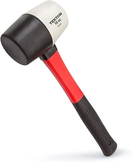 TEKTON 32 oz. Wood Handle Rubber Mallet | 30505 , Black