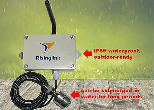 Smart Water Level Monitor, WiFi-Enabled, Text/Email Alerts, Indoor/Outdoor Detector, Battery Powered, Stainless Steel Float Sensor