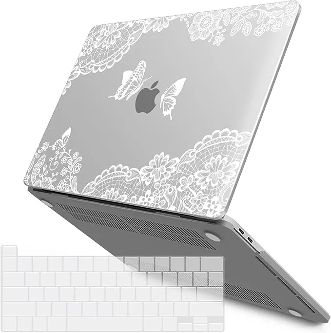 IBENZER Compatible with 2023 2022 M2 MacBook Pro 13 Inch Case 2021-2016 M1 A2338 A2289 A2251 A2159 A1989 A1706 A1708, Hard Shell Case & Keyboard Cover for Mac Pro 13, Crystal Clear, T13CYCL+1A