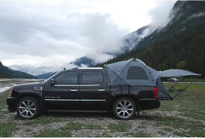 Napier Chevy Avalanche Truck Tent | Pickup Truck Bed Camping Tent | Full Rainfly for Water Protection | Sturdy and Spacious 2-Person Truck Tent | Easy 15 Minute Setup | Grey | Model 99949