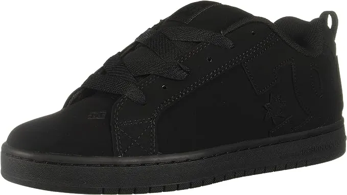 Men's DC Court Graffik Shoes, 11.5, Black