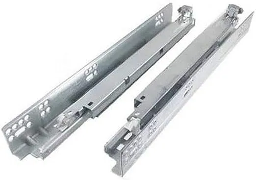 BLUM 563H5330B Tandem Plus Blumotion 21" Drawer Runner Pair for Face Frame, Silver